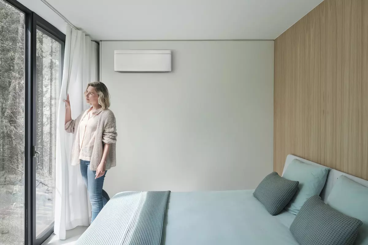 Bedroom with aircondition